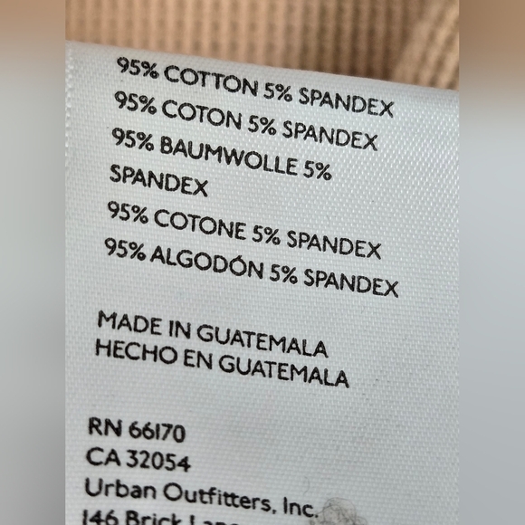 Free People Easy Does It Waffle Knit Y2K Inspired Ruffle Hem Top, Small - Picture 5 of 5